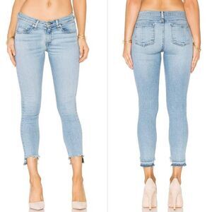 rag & bone Light Blue Ankle Jeans